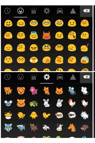 Pure Android Emoji Keyboard