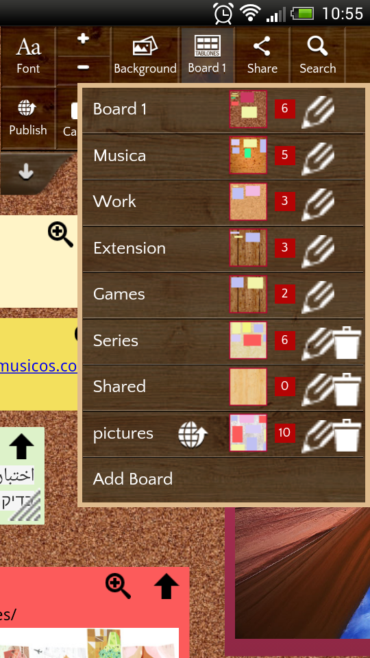 Note Board app (Ads free) Screen 2