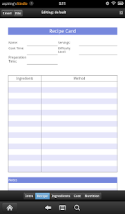 Lastest Recipes Card APK