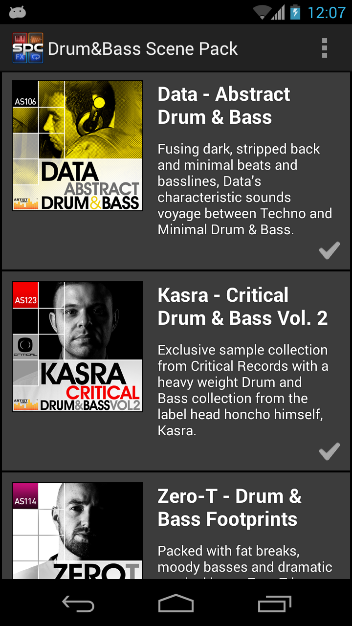 SPC Drum&amp;Bass Scene Pack Screen 1