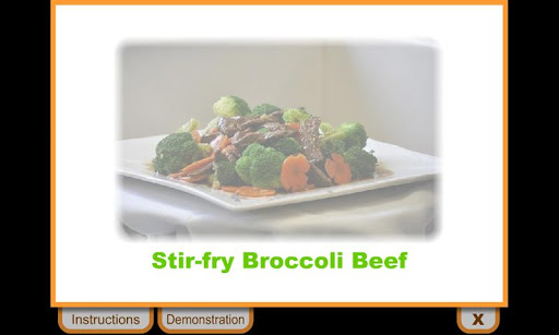 Stir-fry broccoli beef