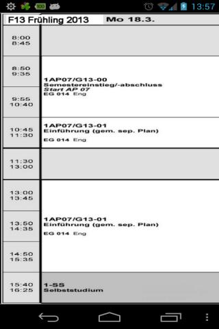 F13 Stundenplan HFGS