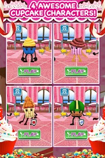 Free 3D Girly Girl Cupcake Run FREE APK for PC