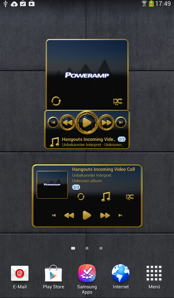 Babylon - Poweramp skin widget Screen 2