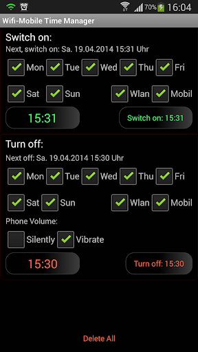 【免費工具App】Daten On - Off Time Manager-APP點子