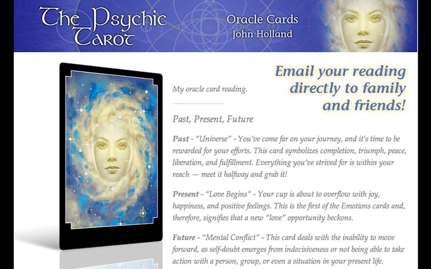 The Psychic Tarot Oracle Cards Screen 3