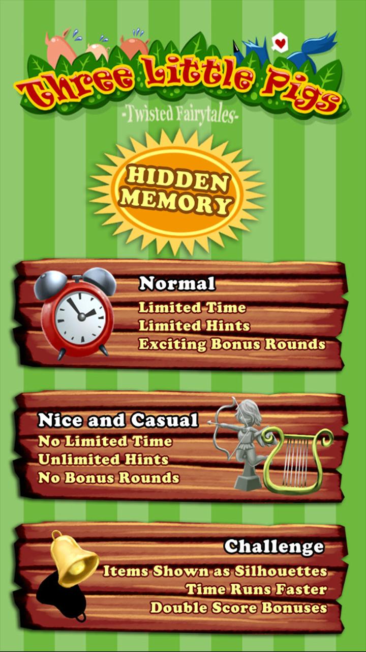 Hidden Memory - 3 Little Pigs Screen 2