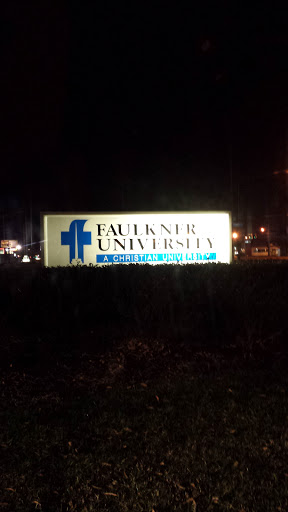 Faulkner University Sign
