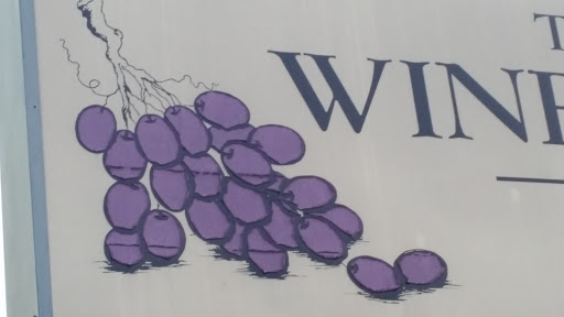 Wine grapes mural