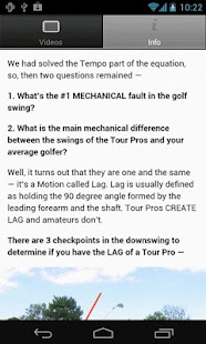 Tour Tempo - Power Whip Golf Screenshots 3