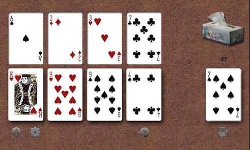 Android application Caseys Solitaire screenshort