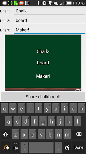 Chalkboard Maker Blackboad