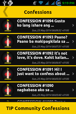 TIP Confessions