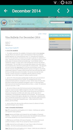 My Visa Bulletin poster 4