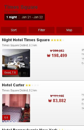 Times Square Hotel booking
