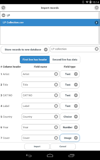 Field Database FDB