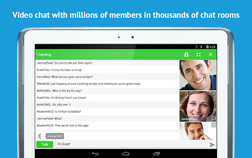 Camfrog Video Chat for Tablets