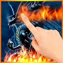 Skull Dragon Flames LWP logo