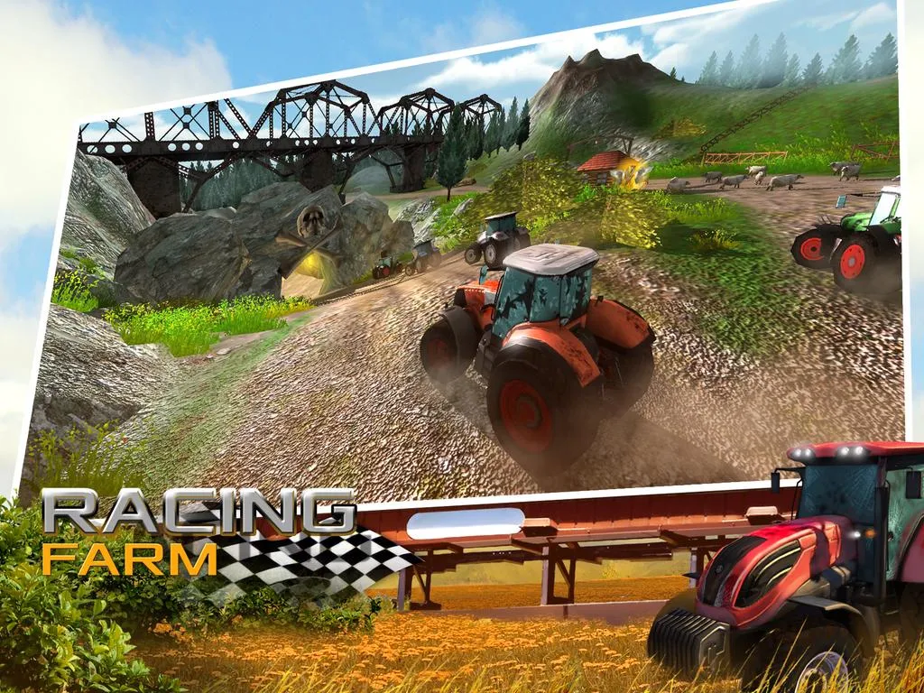 Crazy Farm Racing 3D Premium - screenshot