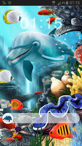 GO Locker Theme 水の魚