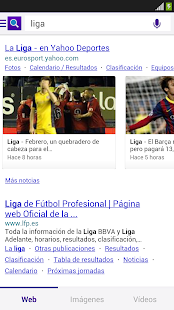 Yahoo Search Screen 2