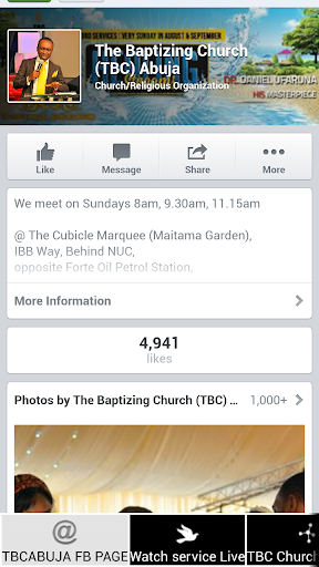 The Baptizing Church Abuja