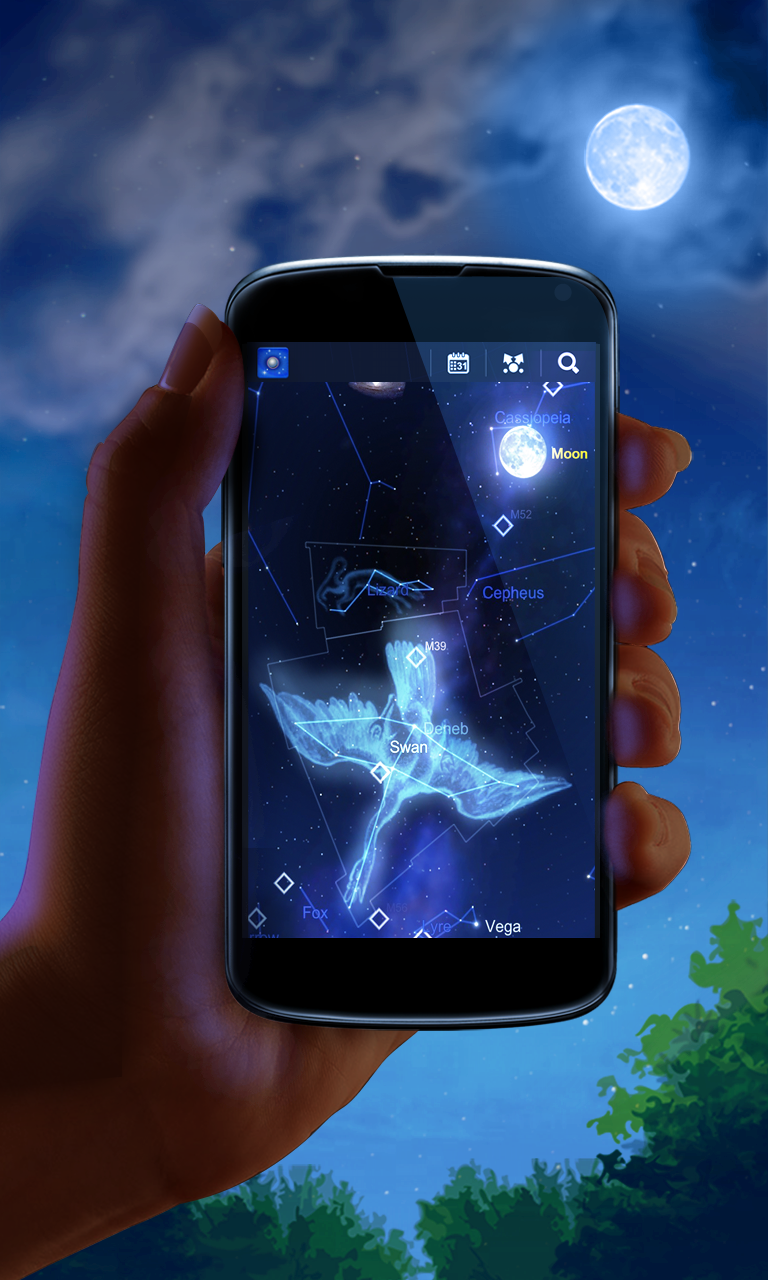 Android application Star Chart Infinite screenshort
