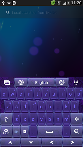 Indigo Theme Keyboard