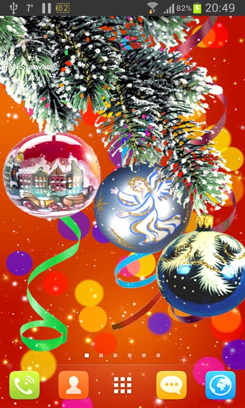 Android application Christmas PRO live wallpaper screenshort