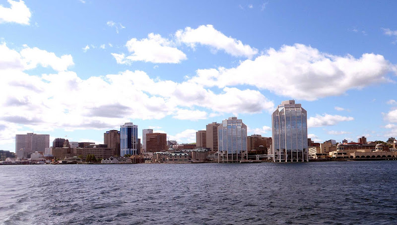 The skyline of Halifax, Nova Scotia.