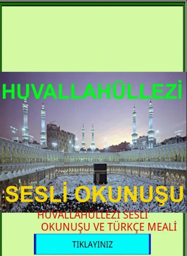 Huvallahüllezi Hasr Suresi