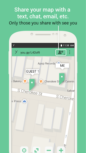 【免費社交App】Yougy | Easy location sharing-APP點子