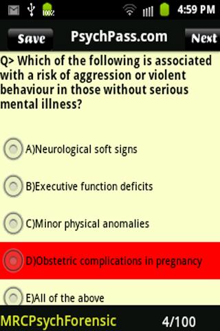 MRCPsych Forensic Paper 3