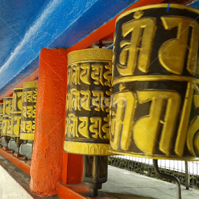 bells of prayer by Kausik Banerjee - Artistic Objects Signs