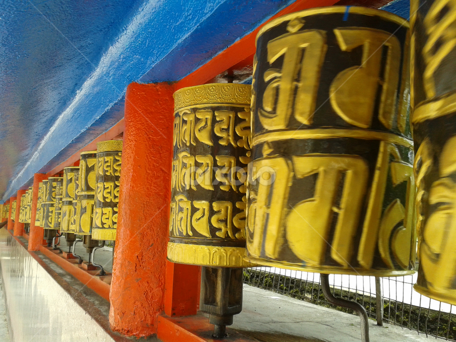 bells of prayer by Kausik Banerjee - Artistic Objects Signs