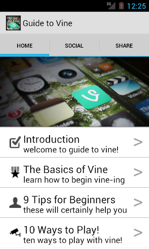 Guide to Vine