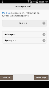 Free Antonyms & Synonyms Vocabulary APK