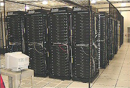 Google data center circa 2004
