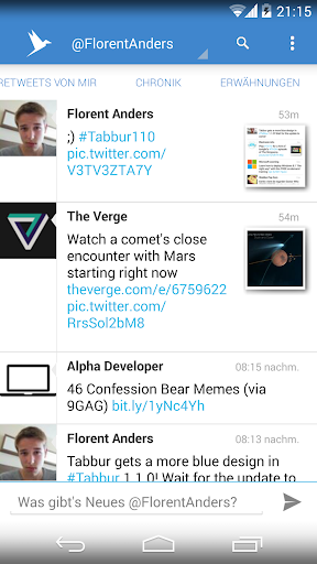 【免費社交App】Tabbur für Twitter (R)-APP點子