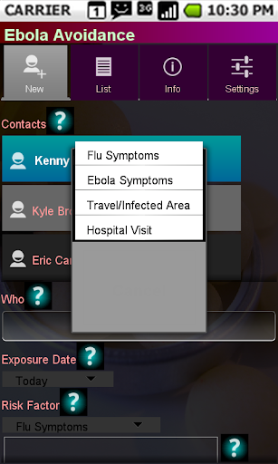 Ebola Infection Avoidance