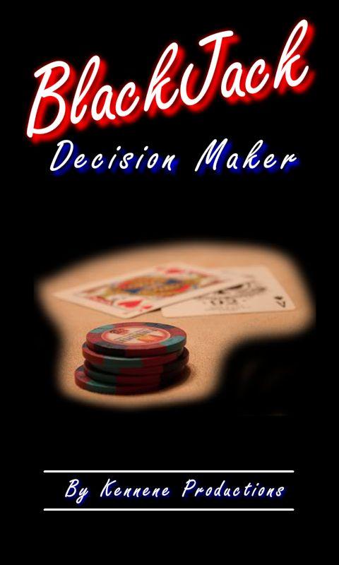 BlackJack Decision Maker Screen 1