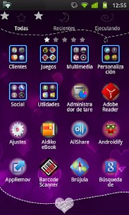 Download GO Launcher EX Purple Theme APK