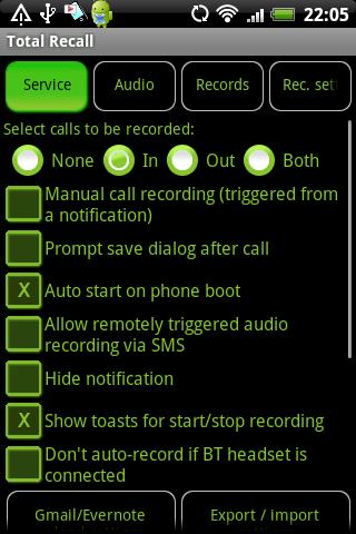 Call Recorder Total Recall FULL v1.9.7b2