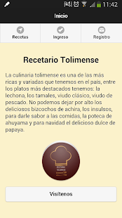 Free RECETARIO TOLIMENSE APK for Android