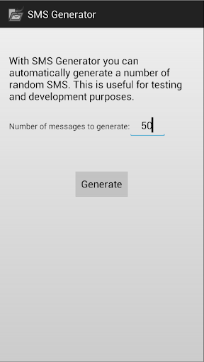 SMS Generator