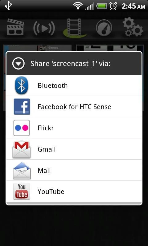 Screencast Video Recorder Demo - screenshot