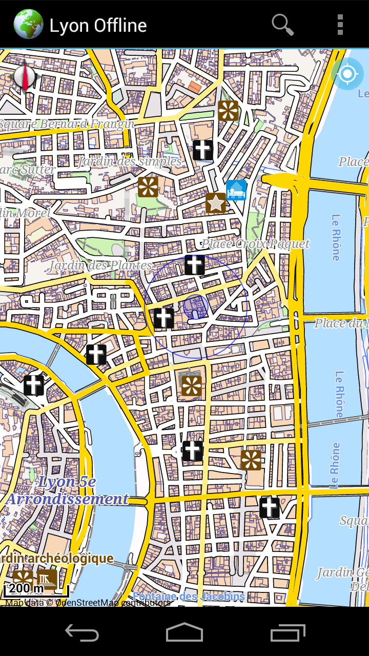 Offline Map Lyon, France Screen 2