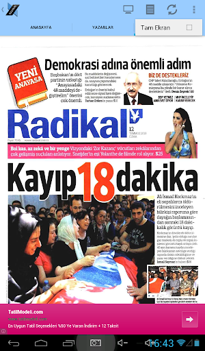 【免費新聞App】Radikal Gazetesi Droid-APP點子