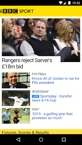 Keep in touch with the BBC Sport app on mobile and tablet - BBC Sport