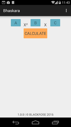 Bhaskara Calculator V3